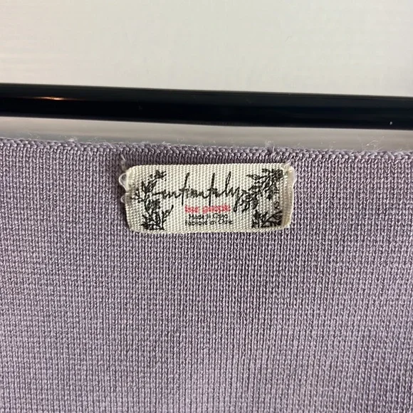 Free People Purple Lilac intimately Butterfly Top by Crop - Picture 5 of 12